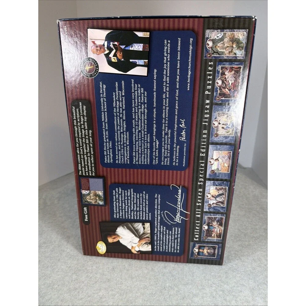 Serendipity Jigsaw Puzzle Carry The Light Jesus Roger Loveless Christian 750 PC